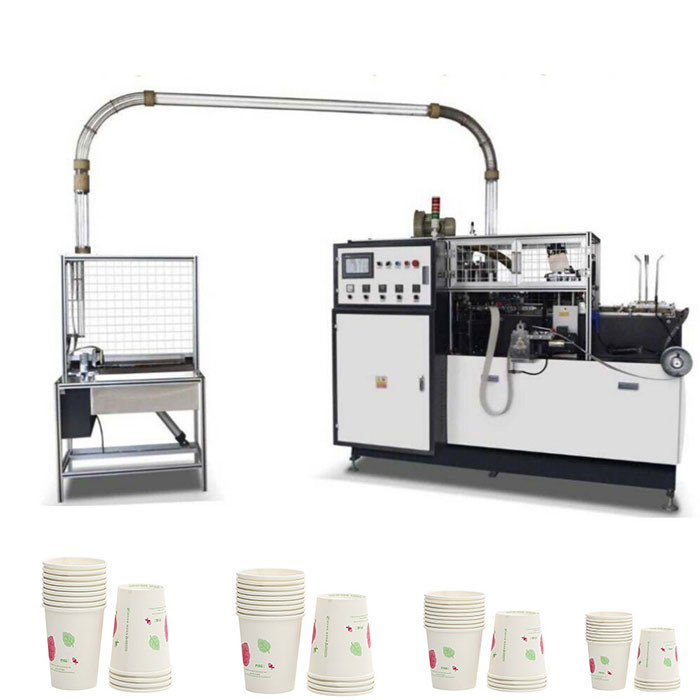 customized sizes 4KW 50HZ High Speed Fully Automatic Disposable Paper Cup Making Machine